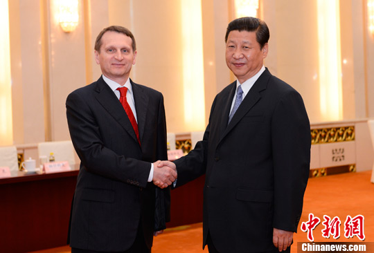 习近平会见俄罗斯国家杜马主席