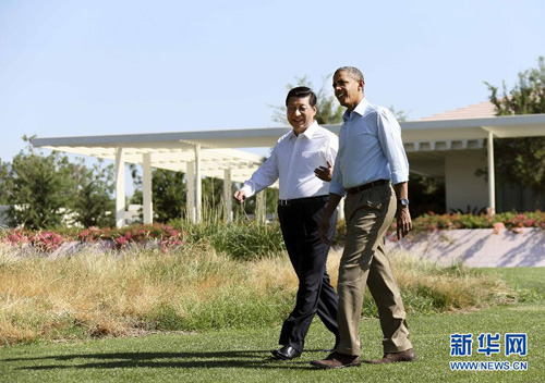 习近平同美国总统奥巴马举行第二场会晤