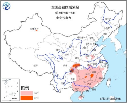 川渝等地高温天气持续华北部分地区将有暴雨