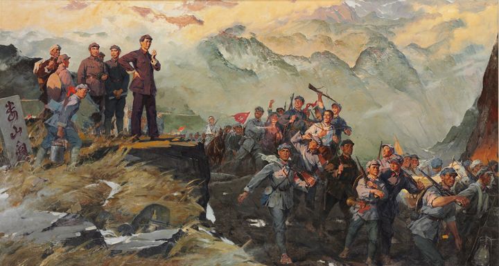 全山石 1978年 油画 188厘米×338厘米